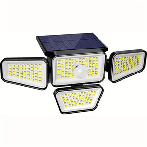 NNETM 1pc Solar Garden Light Outdoor - 270 LEDs Solar Wall Light with Motion Sensor