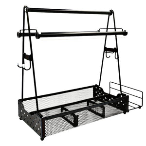 NNETM Grill Caddy with Hooks & Towel Holders