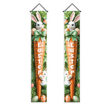 NNETM Easter Rabbit Door Banner Set for Entryway Decor