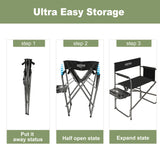 NNETM Folding Camping Chair with Cup Holder