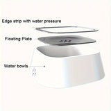 NNETM Non-Spill Anti-Splash Pet Water Bowl for Dogs