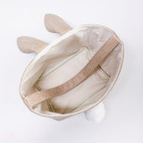 NNETM Linen Bunny Easter Tote Bag