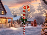 Solar Candy Light Christmas Yard Decoration