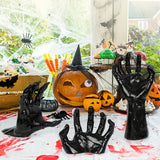 NNETM 3-Pack Devil Hand Candle Holders with LED Tealights - Wall Decor