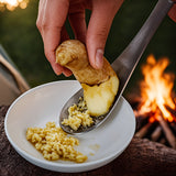 NNETM Stainless Steel Ginger Grater Spoon