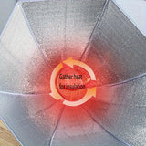 NNETM Starry Sky Pattern Insulated Folding Food Cover