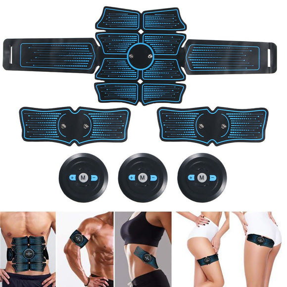 NNETM USB Rechargeable Muscle Toner Set for Abdomen & Arms