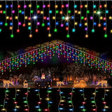 NNETM Dazzling Drops: Waterproof Icicle Christmas Lights