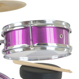 NNEDPE Childrens 4pc Drum Kit - Purple