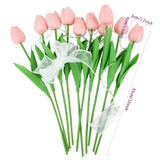 NNEOBA 10pcs LED Tulip Artificial Flowers Bouquet for Home Decoration