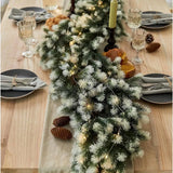 NNEOBA Pre-Lit Christmas Garland with Lights