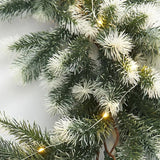 NNEOBA Pre-Lit Christmas Garland with Lights