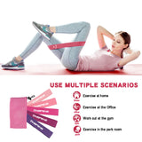 NNEOBA 5 Braided Resistance Bands Set for Glutes & Legs