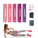 NNEOBA 5 Braided Resistance Bands Set for Glutes & Legs