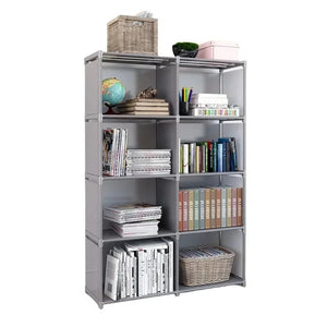 NNEOBA 5-Tier Simple Bookshelf Easy Assembly DIY Bookcase