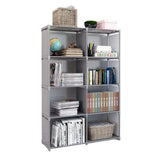 NNEOBA 5-Tier Simple Bookshelf Easy Assembly DIY Bookcase