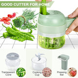 NNEOBA 5-in-1 Electric Vegetable Cutter Set – Rechargeable