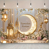 NNETM Crescent Moon Ramadan Lantern Door Banner Decor