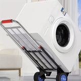 NNETM Foldable Hand Truck Cart with Adjustable Height