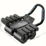 NNETM Automatic Rebound Ab Wheel with Mobile Holder