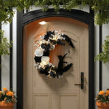 NNETM Gothic Cat Moon Wreath