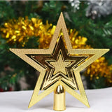 NNEOBA 50PCS Christmas Tree Plating Tree Top Star Decoration