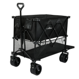 Lambu Folding Wagon Cart Double Shelves-1937319807724687368