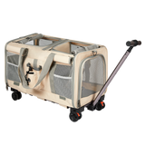 Pawz Pet Carrier 4 Wheel Portable Rolling Foldable-1937319817166065672