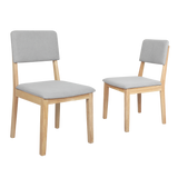 Levede 2x Dining Chair Armless Upholstered Seat-1937319813810622472