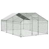 Pawz 600x300x194cm Large Metal Walk-in Chicken Coop Cage-1937319817338032136