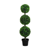 Lambu Artificial Triple Ball Boxwood Trees-1937319807183622152