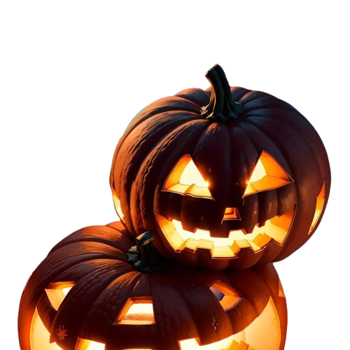NNETM 4pcs Spooky Pumpkin LED Lights