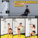 NNETM Wall Mounted Cable Pulley Gym System