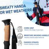 NNETM Aluminum Telescopic Trekking Poles Set for Outdoor Adventures
