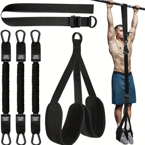 NNETM 5-Pack Adjustable Pull-Up Resistance Bands Set