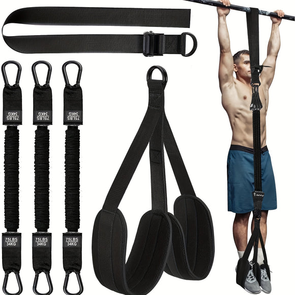 NNETM 5-Pack Adjustable Pull-Up Resistance Bands Set