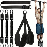 NNETM 5-Pack Adjustable Pull-Up Resistance Bands Set