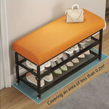 NNETM Shoe Changing Stool with Storage Rack