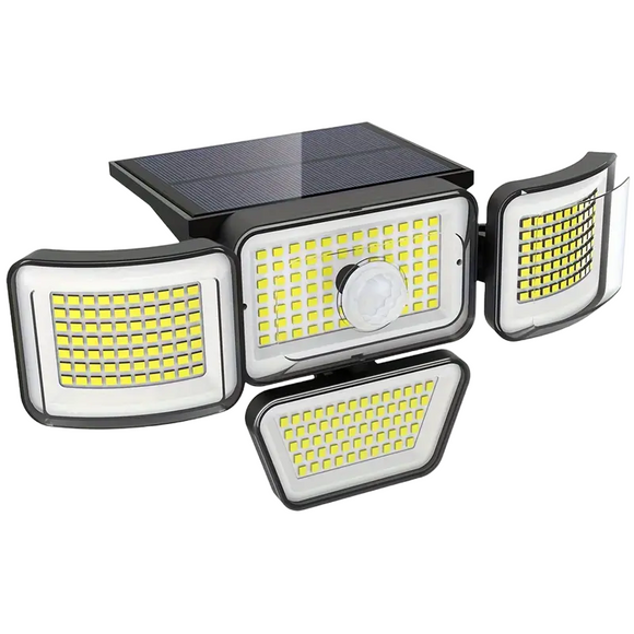 NNETM 278LEDs Solar Outdoor Motion Sensor Security Flood Lights