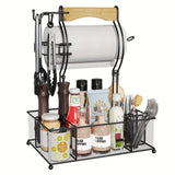 NNETM Ultimate Grill Caddy Organizer Condiment Holder