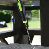 NNETM U-Shaped Metal Ground Nail Remover Hook for Garden