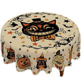 Halloween Tablecloth 60 × 120 in / 152 × 305 cm Polyester Rectangular
