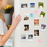 NNETM 20pcs Acrylic Magnetic Photo Frames – Mini Refrigerator Picture Frames
