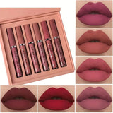 NNETM 6-Piece Long-Lasting Waterproof matte Finish Lipsticks