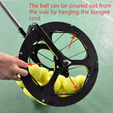 NNETM Tennis Ball Basket 80 Capacity with Stand
