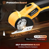 NNETM Cordless Electric Fabric Cutter with USB Rechargeable Battery