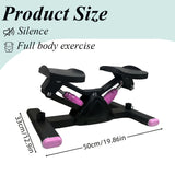 NNETM V-Shaped Mini Stepper with Resistance Bands