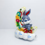 NNETM Grey Interactive Glowing Toy with Lights & Music