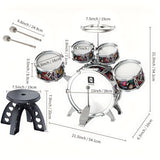 NNETM Jazz Drum Set Musical Toy