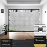 NNETM Wall Mount with Invisible Retractable Clothesline